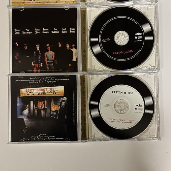 4 CD Lot Elton John Releases Yellow Brick Road, Honky Chateau Elton John - Picture 9 of 11